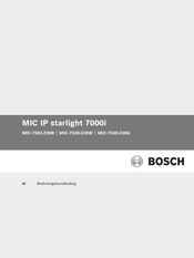 Bosch MIC IP starlight 7000i Bedieningshandleiding