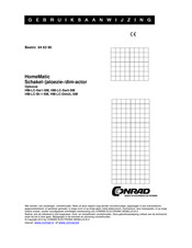 Conrad HomeMatic HM-LC-Sw4-SM Gebruiksaanwijzing