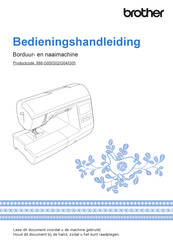 Brother 888-G04 Bedieningshandleiding