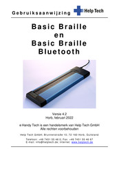 Help Tech Basic Braille Gebruiksaanwijzing
