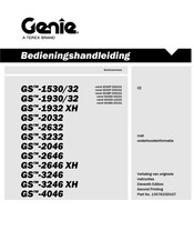 BRAND GENIE GS-3232 Bedieningshandleiding