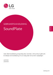 LG SoundPlate LAD350H Gebruikershandleiding