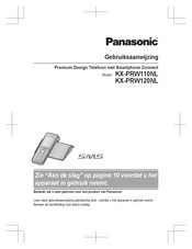 Panasonic KX-PRW110NL Gebruiksaanwijzing