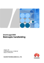 Huawei SmartLogger2000 Handleiding