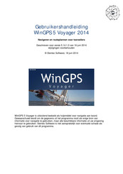 Stentec WinGPS 5 Voyager Gebruikershandleiding
