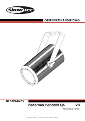 SHOWTEC Performer Pendant Q6 Gebruikershandleiding