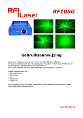 RF RF105G Gebruiksaanwijzing