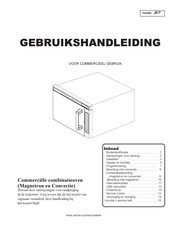 Menumaster Eliona JET Series Gebruikshandleiding