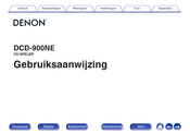 Denon DCD-900NE Gebruiksaanwijzing
