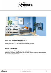 Vogel's TVM 3210 Series Installatiehandleiding