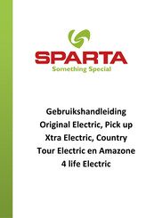 Sparta Pick up Xtra Electric Gebruikshandleiding