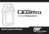 Honeywell BW Technologies GasAlert Quattro 1 Bedieningshandleiding