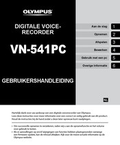Olympus VN-541PC Gebruikershandleiding