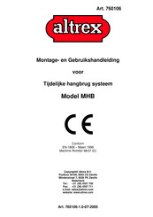 Altrex MHB Series Montage- En Gebruikshandleiding
