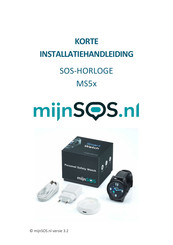 mijnSOS MS5x Verkorte Installatiehandleiding