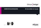 oticon Intigai IIC Gebruiksaanwijzing