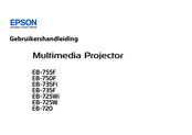 Epson EB-735F Gebruikershandleiding