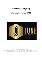 june HF90 Gebruiksaanwijzing
