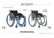 progeo Joker Carbon Gebruiksaanwijzing