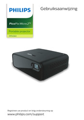 Philips PicoPix Micro 2 Gebruiksaanwijzing