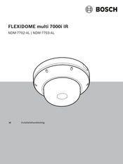 Bosch FLEXIDOME multi 7000i IR Installatiehandleiding