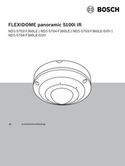 Bosch NDS-5703-F360LE Installatiehandleiding