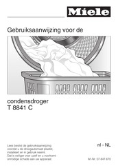 Miele T 8841 C Gebruiksaanwijzing