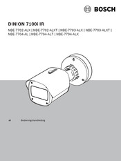 Bosch NBE-7702-ALXT Bedieningshandleiding