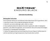 goxtreme enduro black Gebruikershandleiding