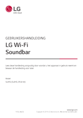 LG SL8YG Gebruikershandleiding