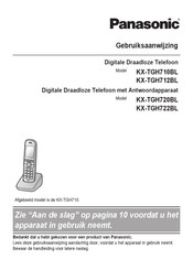 Panasonic KX-TGH720BL Gebruiksaanwijzing