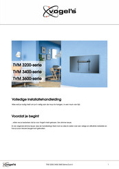 Vogel's TVM 3200 Series Installatiehandleiding
