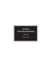 Notifier NF2000 Gebruikershandleiding