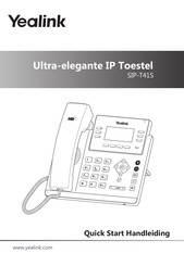Yealink SIP-T41S Handleiding