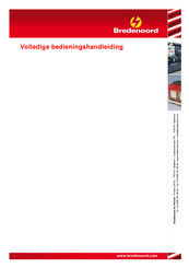 Bredenoord HTR0162 Bedieningshandleiding