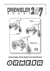 Ormesa SPORT DRIEWIELER 207 Handleiding