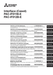 Mitsubishi Electric PAC-IF011B-E Installatiehandleiding