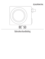 Garmin BC 50 Gebruikershandleiding