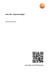 TESTO 184 Gebruiksaanwijzing