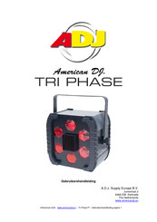 American DJ Tri Phase Gebruikershandleiding