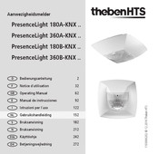 Theben HTS PresenceLight 180A-KNX Series Gebruikshandleiding