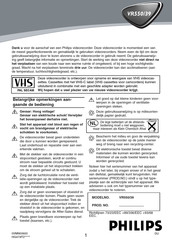 Philips VR550/39 Gebruiksaanwijzing