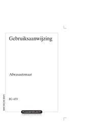 Kuppersbusch IG 448 Gebruiksaanwijzing