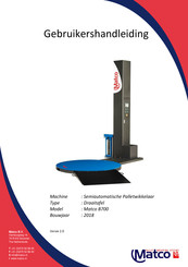 Matco B700 Gebruikershandleiding