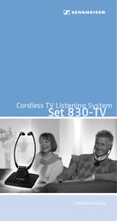 Sennheiser Set 830-TV Gebruiksaanwijzing