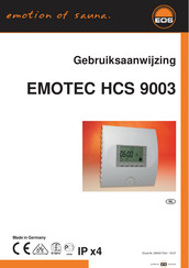 EOS EMOTEC HCS 9003 Gebruiksaanwijzing