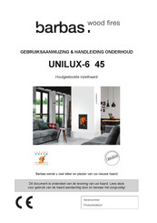 barbas UNILUX-6 45 Gebruiksaanwijzing & Handleiding Onderhoud