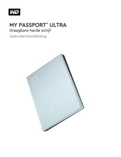 Western Digital MY PASSPORT ULTRA VOOR MAC Gebruikershandleiding
