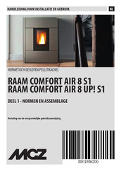MCZ RAAM COMFORT AIR 8 UP! S1 Handleiding