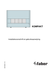 Faber KOMPAKT Installatievoorschrift En Gebruiksaanwijzing